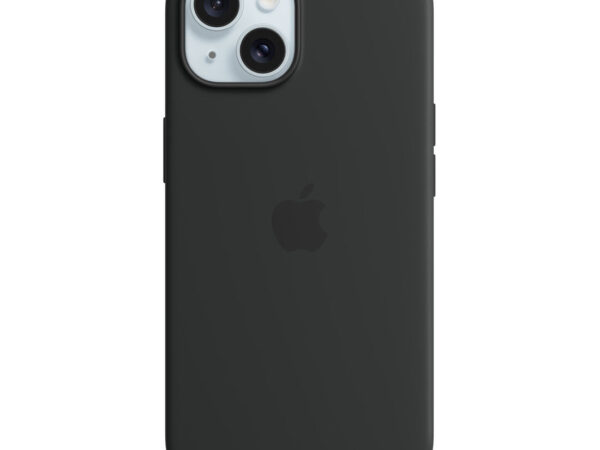 Apple Custodia MagSafe in silicone per iPhone 15 - Nero