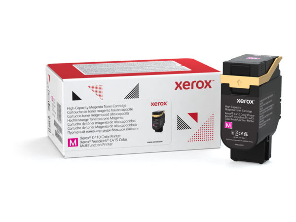 Xerox Cartuccia toner Magenta a Alta capacità da 7000 Pagine per Stampante a colori  C410/multifunzione a colori  VersaLink C415 (006R04687)