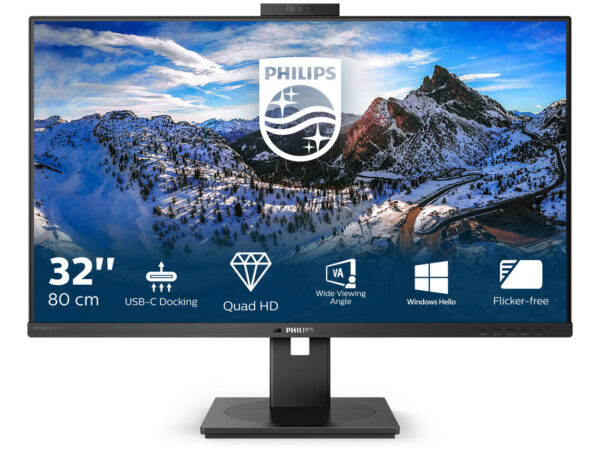 Philips P Line 326P1H/00 LED display 80 cm (31.5") 2560 x 1440 Pixel Quad HD Nero