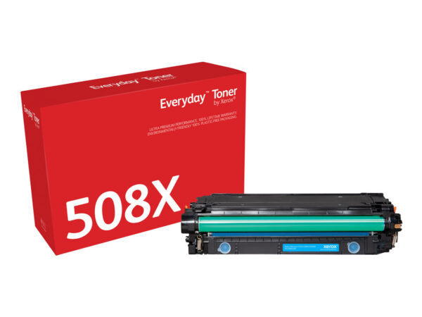 Everyday Toner  di Xerox Ciano compatibile con HP 508X (CF361X), Alta capacità