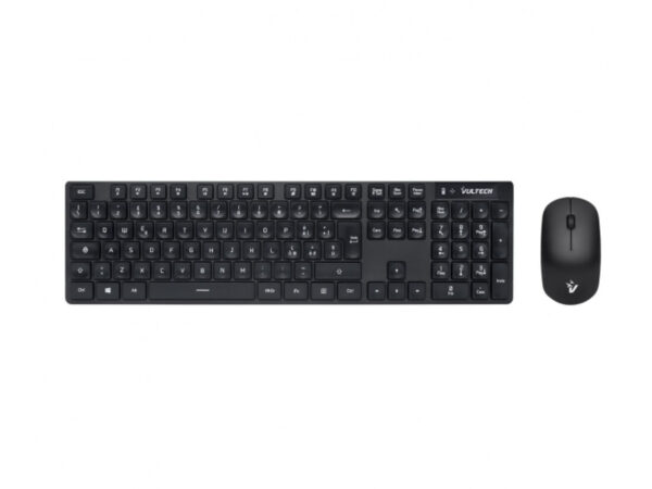 Vultech Kit Tastiera e Mouse Wireless