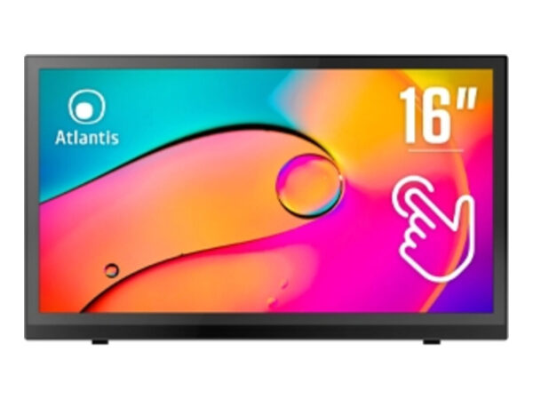 Atlantis Land A05-T16A-VHM Monitor PC 39,6 cm (15.6") 1920 x 1080 Pixel Full HD LED Touch screen Nero