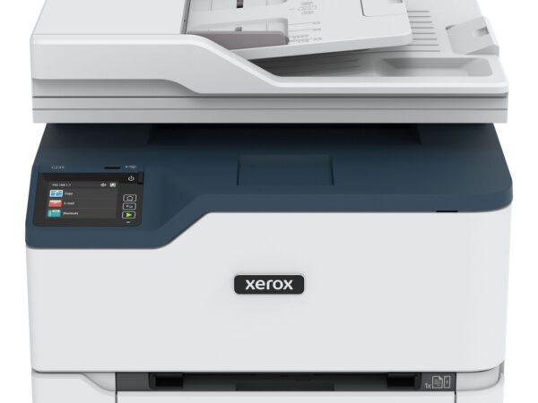 Xerox C235 A4 22 ppm Copia/Stampa/Scansione/Fax wireless con stampa fronte/retro PS3 PCL5e/6 ADF 2 vassoi Totale 251 fogli