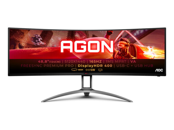 AOC B2 AG493UCX2 Monitor PC 124 cm (48.8") 5120 x 1440 Pixel Quad HD LED Nero