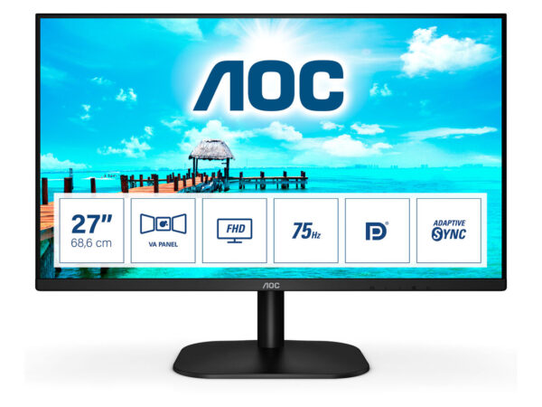 AOC B2 27B2QAM LED display 68,6 cm (27") 1920 x 1080 Pixel Full HD Nero
