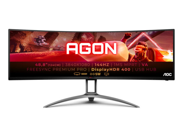 AOC AG493QCX LED display 124 cm (48.8") 3840 x 1080 Pixel Double Full HD Nero