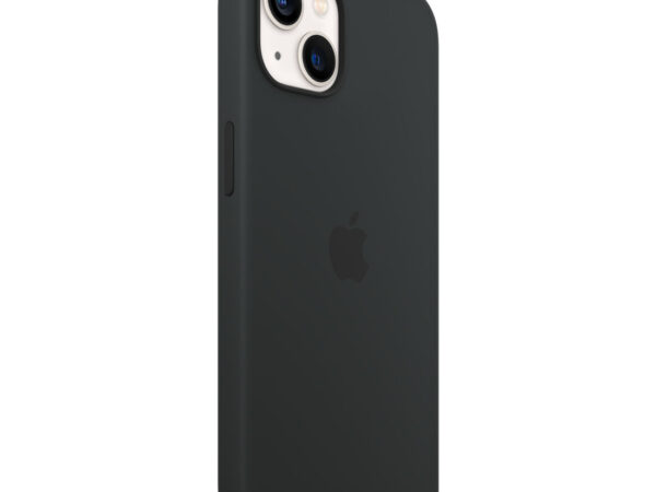 Apple Custodia MagSafe in silicone per iPhone 13 - Mezzanotte