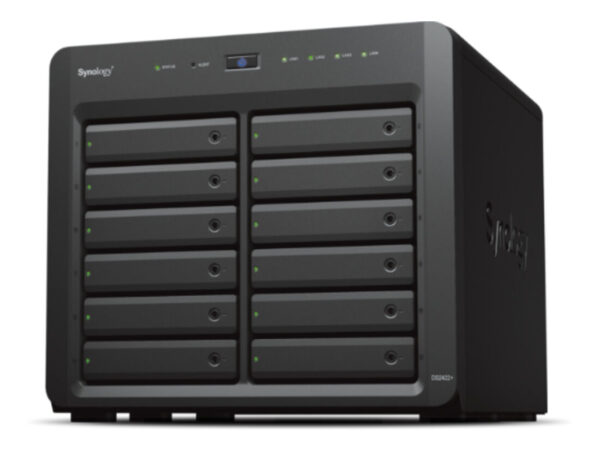 Synology DiskStation DS2422+ server NAS e di archiviazione Tower Ryzen Embedded V1500B 4 GB DDR4 0 TB DiskStation Manager Nero