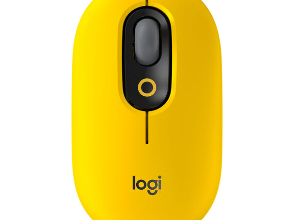 Logitech POP Mouse Wireless con Emoji personalizzabili, Tecnologia SilentTouch, Precisione e Velocità, Design Compatto, Bluetooth, USB, Multidispositivo, Compatibile OS - Blast