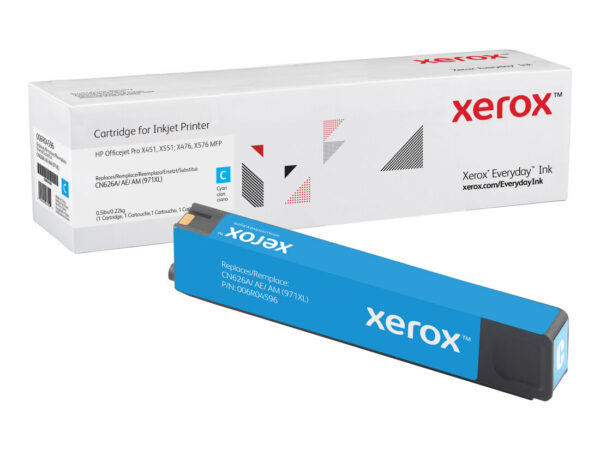 Everyday Toner  di Xerox Ciano compatibile con HP 971XL (CN626AE, CN626A, CN626AM), Alta capacità