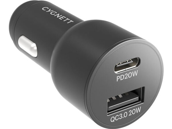 Cygnett CY3637CYCCH Caricabatterie per dispositivi mobili Universale Nero Accendisigari Ricarica rapida Auto