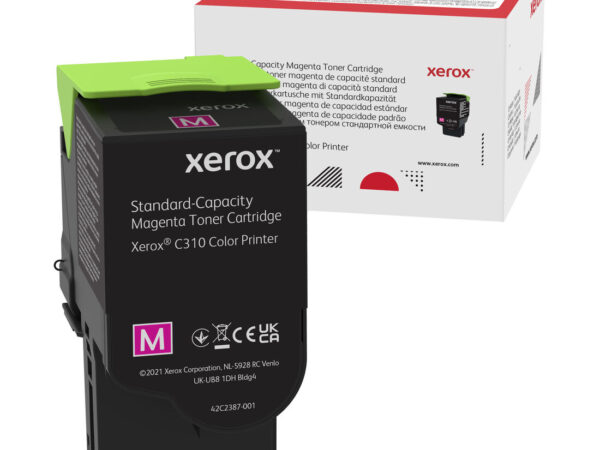 Xerox Cartuccia toner Magenta a Capacità standard da 2000 Pagine per Stampante a colori  C310/multifunzione a colori  C315 (006R04358)