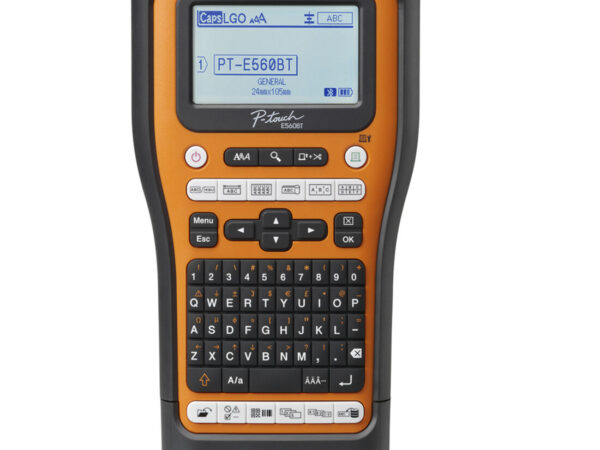 Brother PT-E560BTSP stampante per etichette (CD) Trasferimento termico 180 x 180 DPI 30 mm/s Con cavo e senza cavo HSE/TZe Bluetooth QWERTY