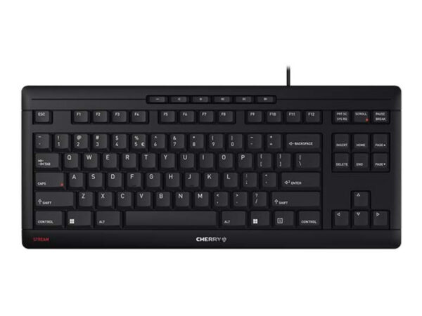 CHERRY STREAM KEYBOARD TKL tastiera Universale USB QWERTY Inglese Nero