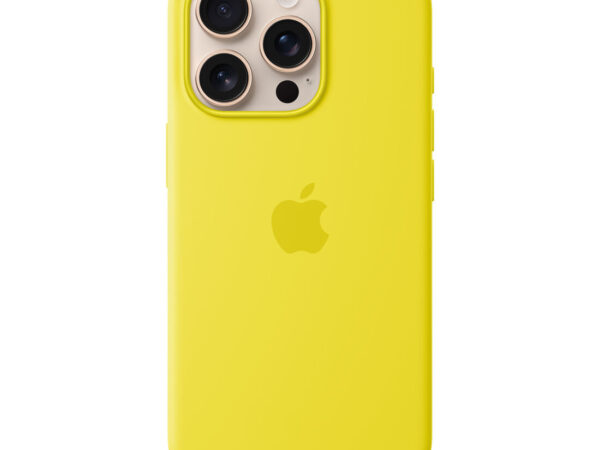 Apple Custodia MagSafe in silicone per iPhone 16 Pro - Giallo carambola