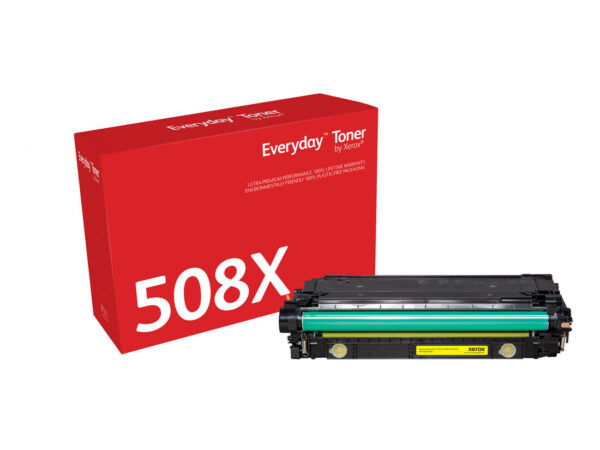 Everyday Toner  di Xerox Giallo compatibile con HP 508X (CF362X), Alta capacità