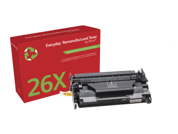 Toner rigenerato Everyday di Xerox Mono compatibile con HP 26X (CF226X), Alta capacità