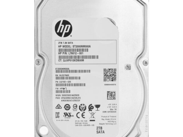 HP Unità SATA da 2 TB a 7200 RPM da 3,5" Enterprise