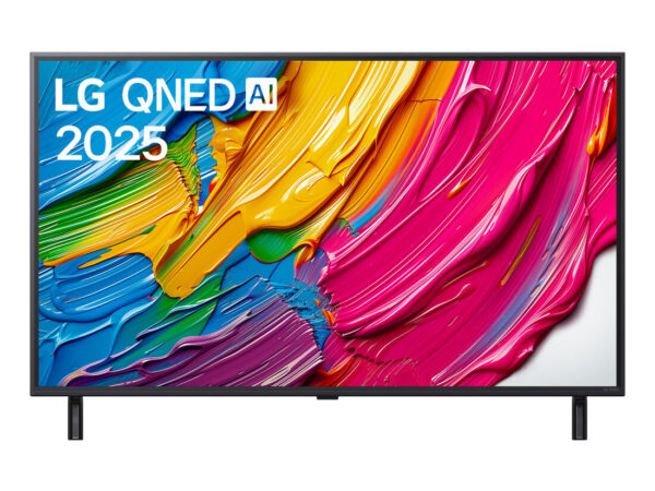 LG QNED AI 43QNED80A6B TV Serie QNED80 43" 4K, α7 Gen8, HDR10, 20W, 3 HDMI con Game Optimizer, Smart TV WebOS 25