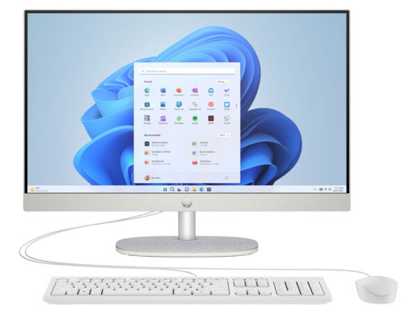 HP 24 -cr0062nl Intel Core i5 i5-1334U 60,5 cm (23.8") 1920 x 1080 Pixel PC All-in-one 16 GB DDR4-SDRAM 1 TB SSD Windows 11 Home Wi-Fi 6 (802.11ax) Bianco