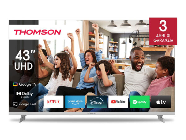 Thomson 43UG4S14W TV 109,2 cm (43") 4K Ultra HD Smart TV Wi-Fi Bianco