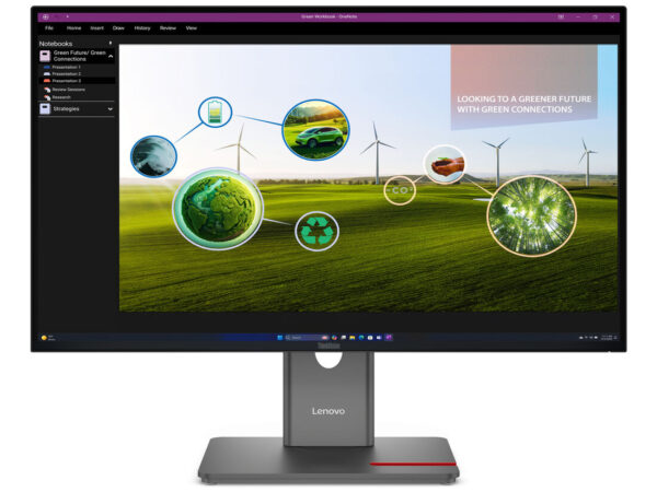 Lenovo ThinkVision P27Q-40 LED display 68,6 cm (27") 2560 x 1440 Pixel Quad HD Nero