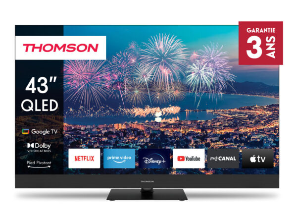 Thomson 43QG6C14 TV 109,2 cm (43") 4K Ultra HD Smart TV Wi-Fi Nero