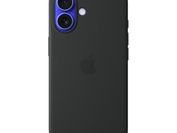 Apple Custodia MagSafe in silicone per iPhone 16 - Nero