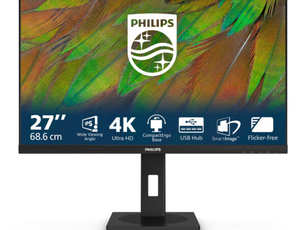 Philips 3000 series 27B1N3800/00 LED display 68,6 cm (27") 3840 x 2160 Pixel 4K Ultra HD LCD Nero