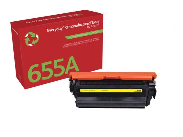 Toner rigenerato Everyday di Xerox Giallo compatibile con HP 655A (CF452A), Capacità standard