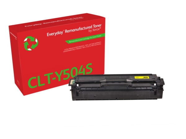 Everyday Toner rigenerato  di Xerox Giallo compatibile con Samsung CLT-Y504S, Capacità standard