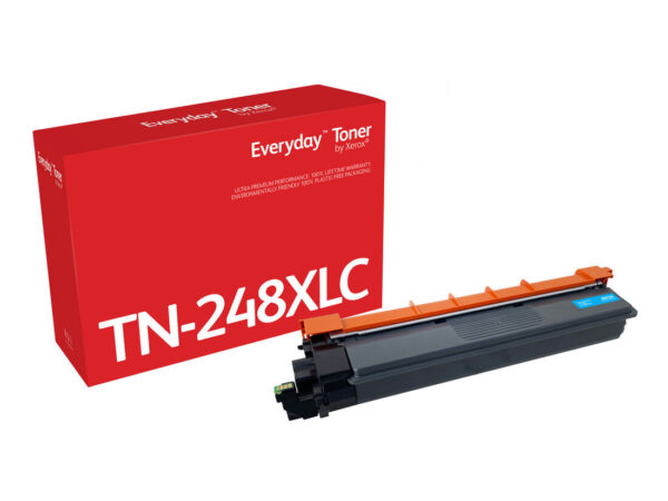 Everyday Toner  di Xerox Ciano compatibile con Brother TN248XLC, Alta capacità
