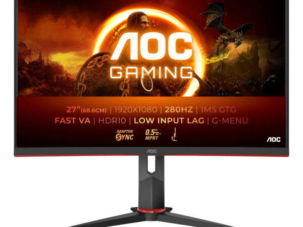 AOC G2 C27G2Z3/BK Monitor PC 68,6 cm (27") 1920 x 1080 Pixel Full HD LED Nero, Rosso