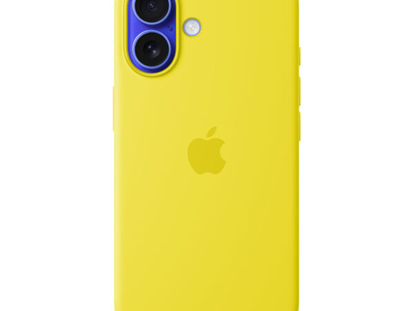 Apple Custodia MagSafe in silicone per iPhone 16 - Giallo carambola