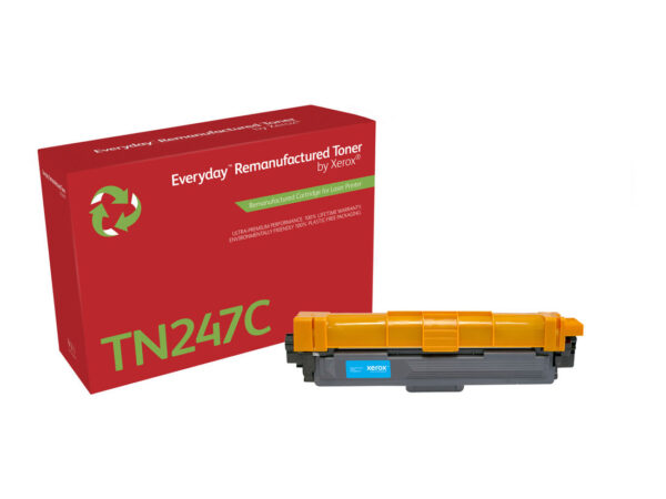 Toner rigenerato Everyday di Xerox Ciano compatibile con Brother TN247C, Alta capacità