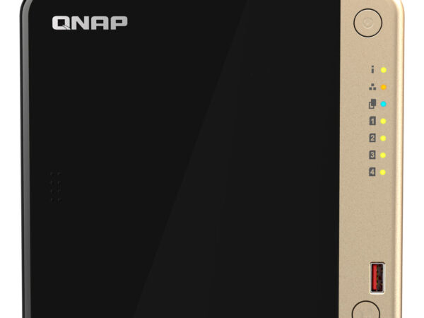 QNAP TS-464-4G server NAS e di archiviazione Tower Intel Celeron 4 GB DDR4 0 TB QNAP QTS Nero