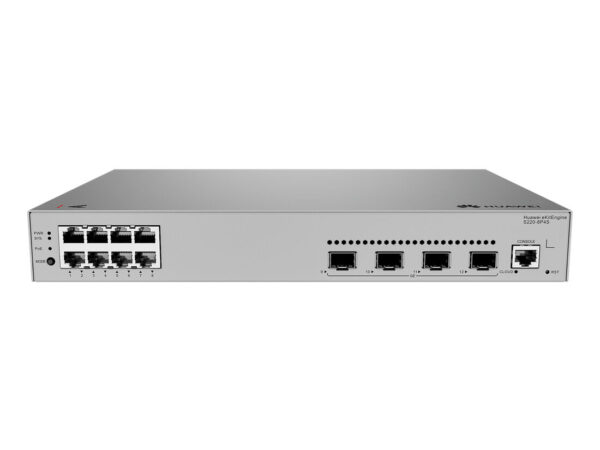 HUAWEI eKit S220 Series S220-8P4S Gestito L2 Gigabit Ethernet (10/100/1000) Supporto Power over Ethernet (PoE) 1U Grigio