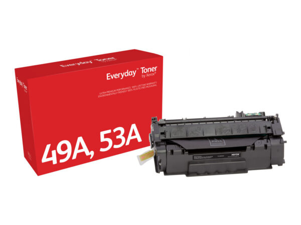 Everyday Toner  di Xerox Nero compatibile con HP 49A 53A (Q5949A/ Q7553A), Capacità standard