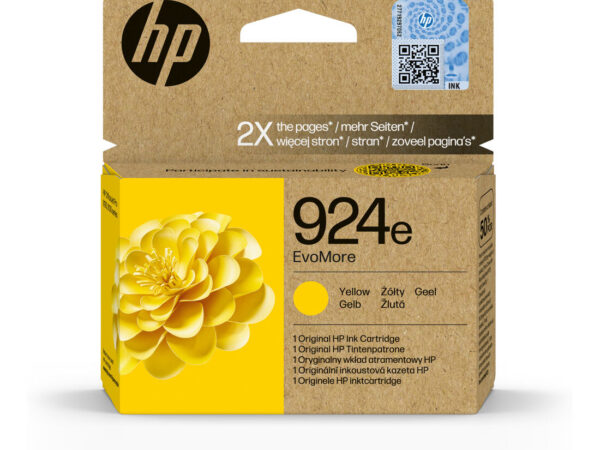 HP Cartuccia di inchiostro giallo originale 924e EvoMore