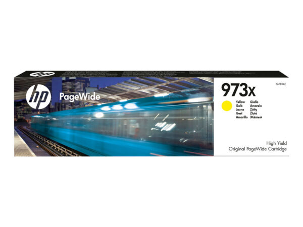 HP Cartuccia giallo ad alta capacità originale 973X PageWide