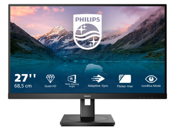 Philips 275S9JML/00 Monitor PC 68,6 cm (27") 2560 x 1440 Pixel Quad HD LCD Nero