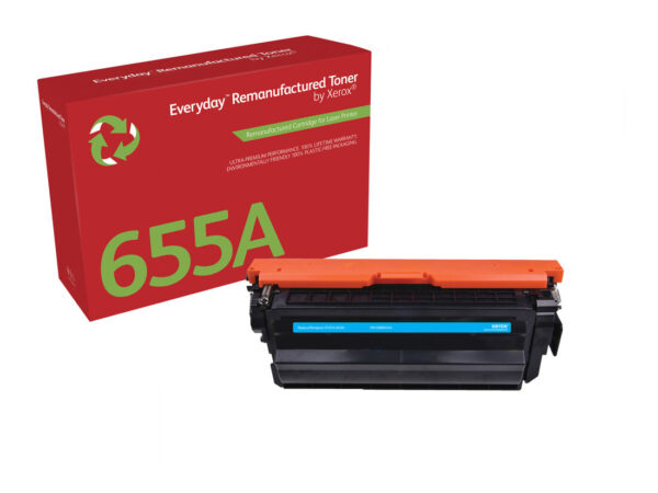 Toner rigenerato Everyday di Xerox Ciano compatibile con HP 655A (CF451A), Capacità standard