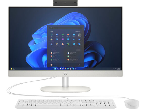 HP ProOne G10 Intel Core i3 i3-N300 60,5 cm (23.8") 1920 x 1080 Pixel PC All-in-one 8 GB DDR4-SDRAM 256 GB SSD Windows 11 Home Wi-Fi 6 (802.11ax) Bianco