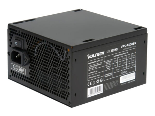 Vultech VPS-A500ER alimentatore per computer 500 W 24-pin ATX ATX Nero