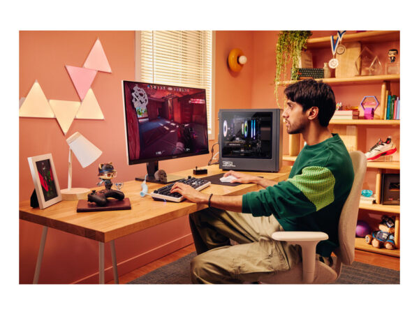 HP OMEN by 45L Gaming Desktop GT22-3014nl Intel Core Ultra 9 285K 32 GB DDR5-SDRAM NVIDIA GeForce RTX 5090 Windows 11 Home Tower PC AI PC Nero