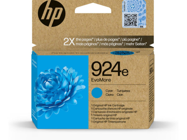 HP Cartuccia di inchiostro ciano originale 924e EvoMore