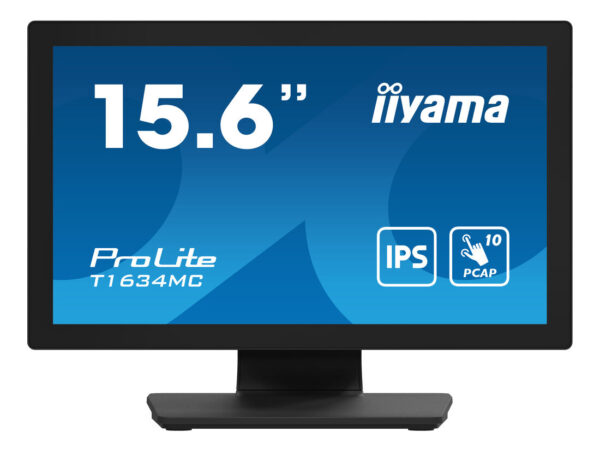 iiyama ProLite T1634MC-B1S Monitor PC 39,6 cm (15.6") 1920 x 1080 Pixel Full HD LED Touch screen Nero