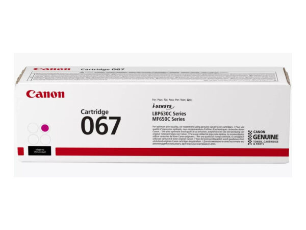 Canon 067 cartuccia toner 1 pz Originale Magenta