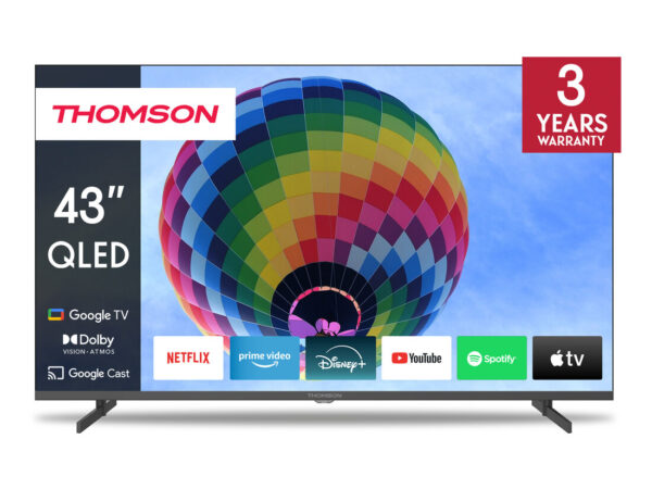 Thomson 43QG4S14 TV 109,2 cm (43") 4K Ultra HD Smart TV Wi-Fi Grigio