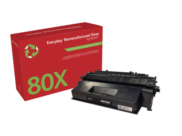 Toner rigenerato Everyday di Xerox Mono compatibile con HP 80X (CF280X), Alta capacità